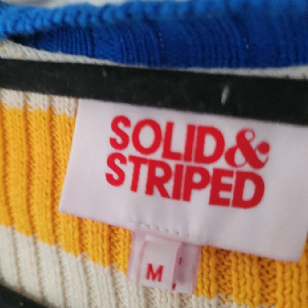 Solid & Striped Multicolor Striped Short Sleeve T… - image 4